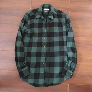 American Apparel Green Flannel size small.